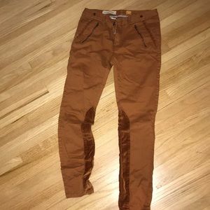 Never worn Anthropologie mustard pants